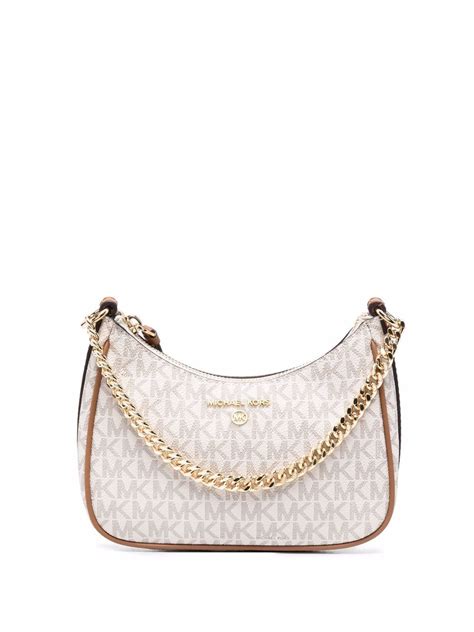 michael kors jet set chain small shoulder bag vanilla|michael michael kors jet set chain shoulder tote .